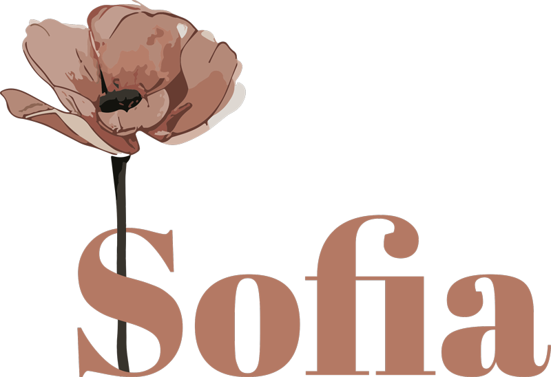 맞춤 스티커 mocha mousse 플라워 - TenStickers