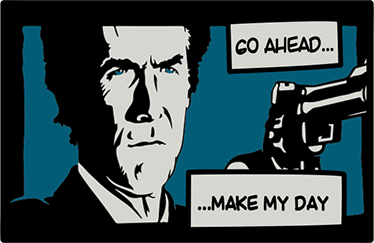 Vinilo para portátil Harry el Sucio - TenVinilo