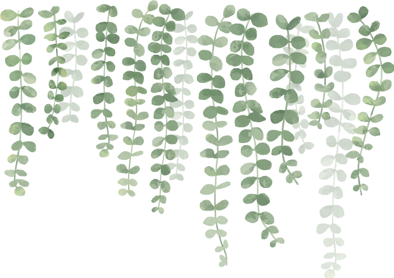 Hanging plants furniture sticker - TenStickers