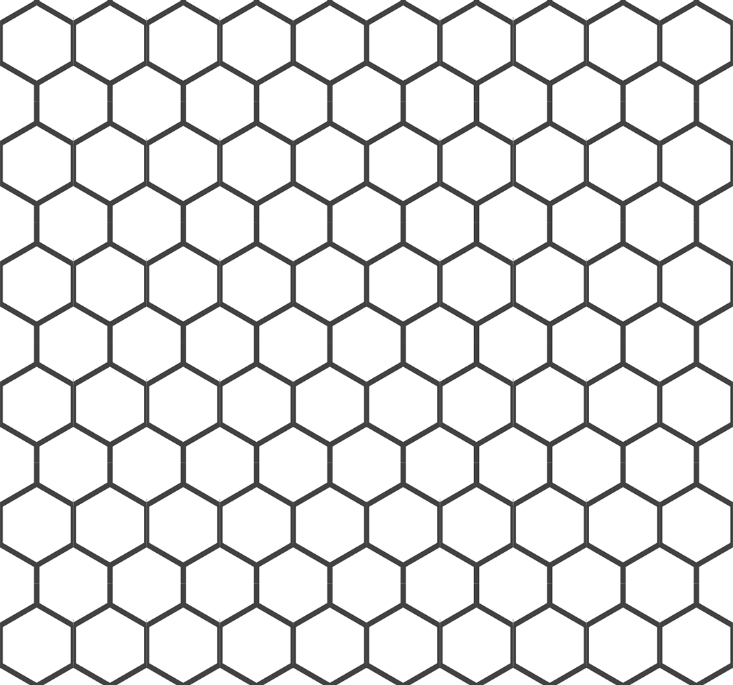 Tegelstickers badkamer hexagon wit - TenStickers