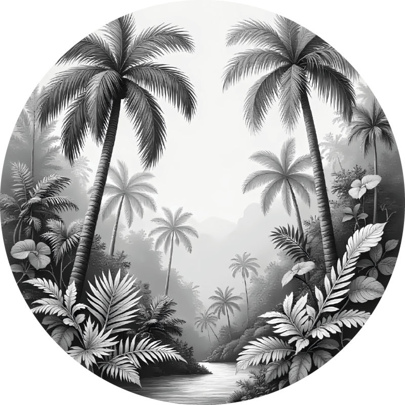 Gråbregneskov wallsticker - TenStickers