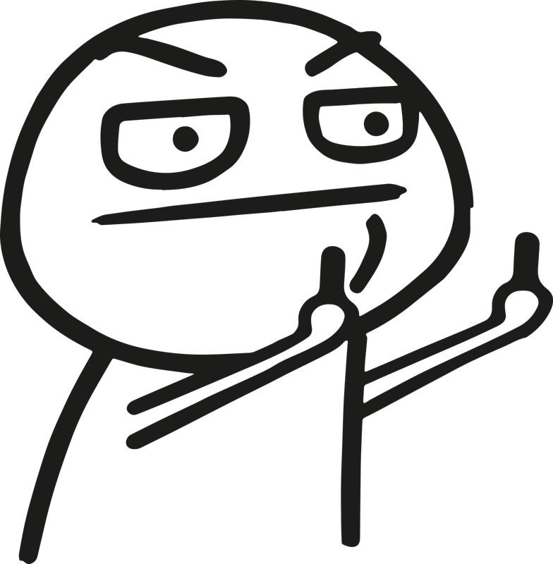 Sjovt design at vise fingre klistermærke til bil - TenStickers