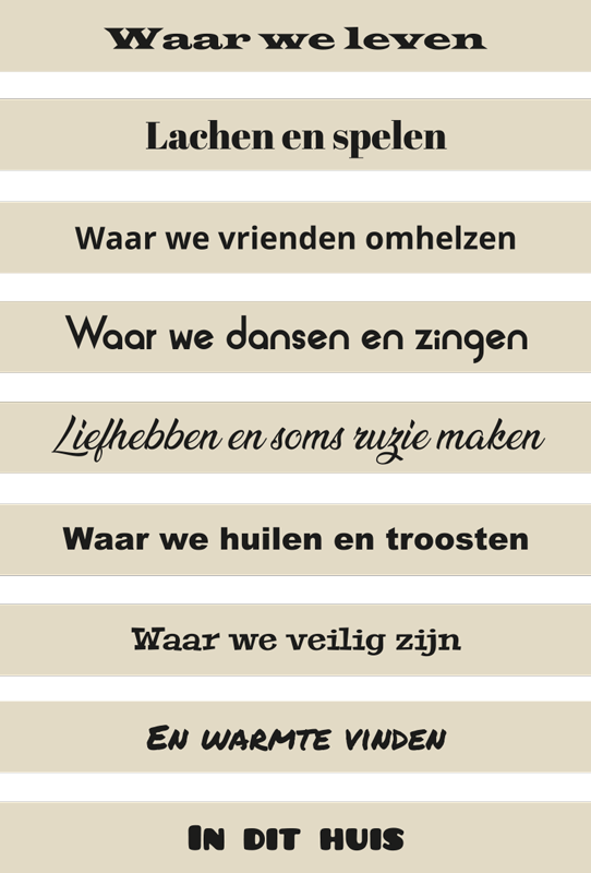 Thuis is trap sticker - TenStickers