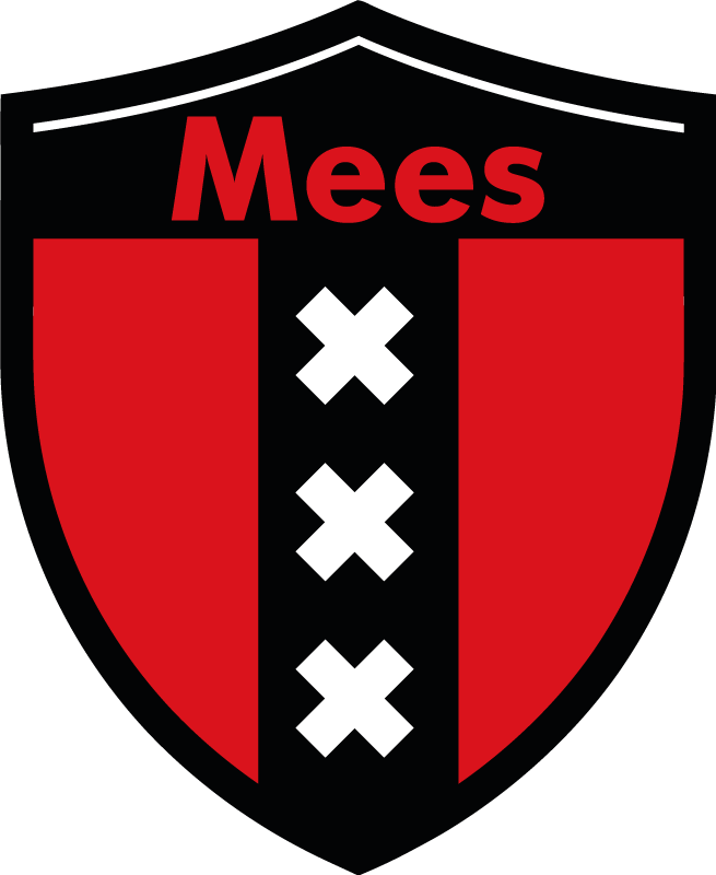 Amsterdams schild met gepersonaliseerde naam vlaggen sticker - TenStickers