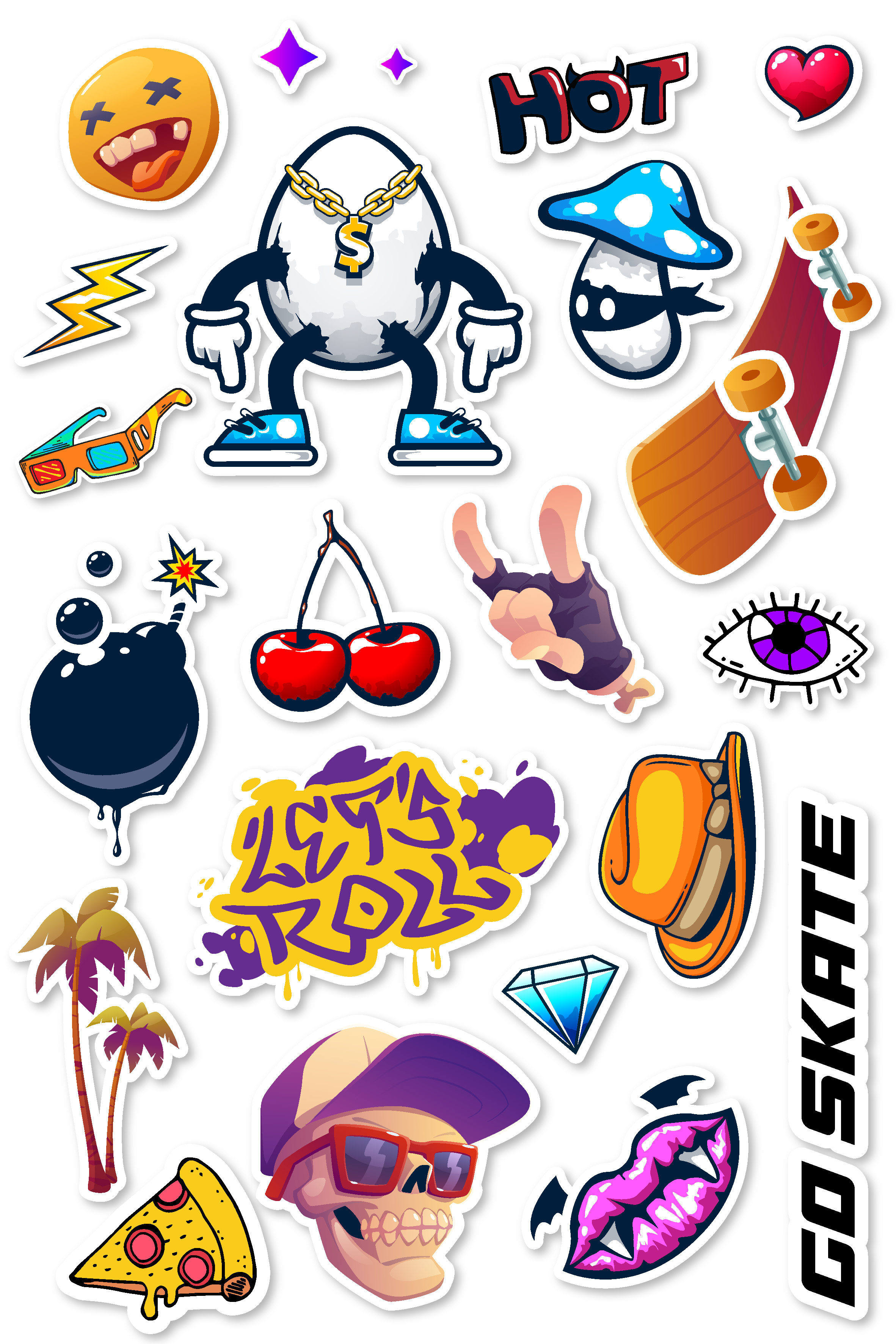 Pegatina para portátil diseños establecidos - TenVinilo