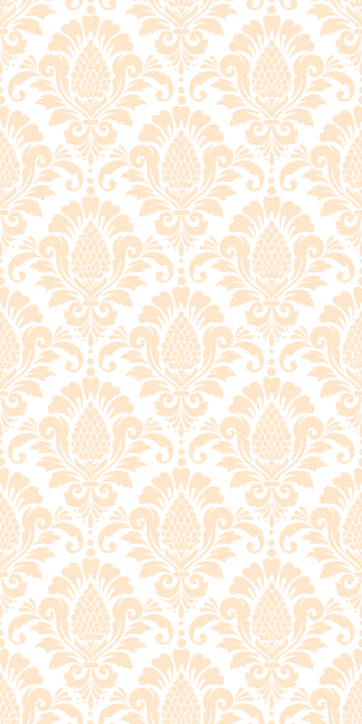 Bež damast vzorec Nalepka za pohištvo - TenStickers