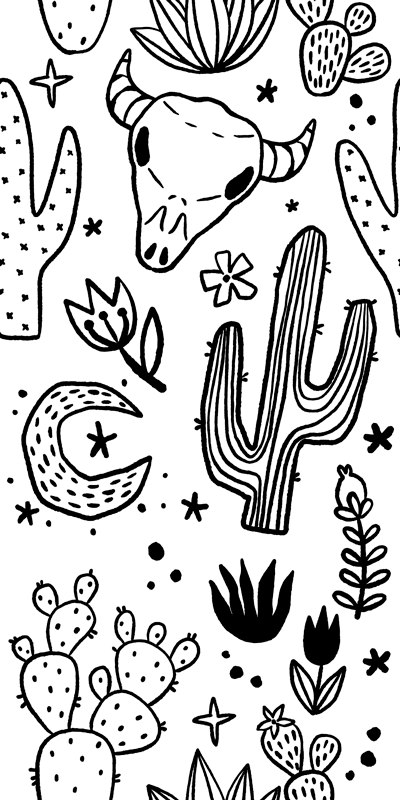 αυτοκόλλητο έπιπλα έρημος - TenStickers