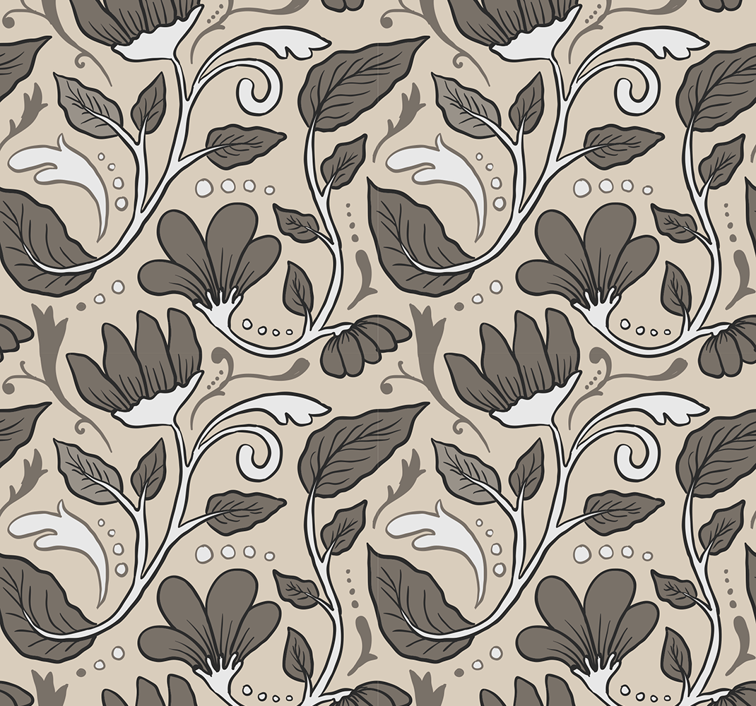 動物 シール ヴィンテージフローラル - TENSTICKERS