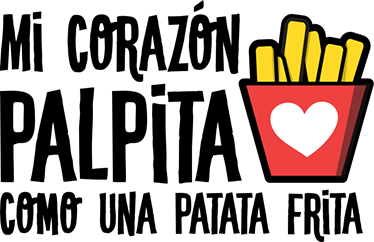 Vinilo decorativo mi corazón palpita - TenVinilo