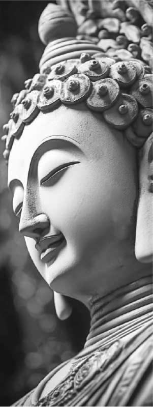 가구 스티커 부다 동상 - TenStickers