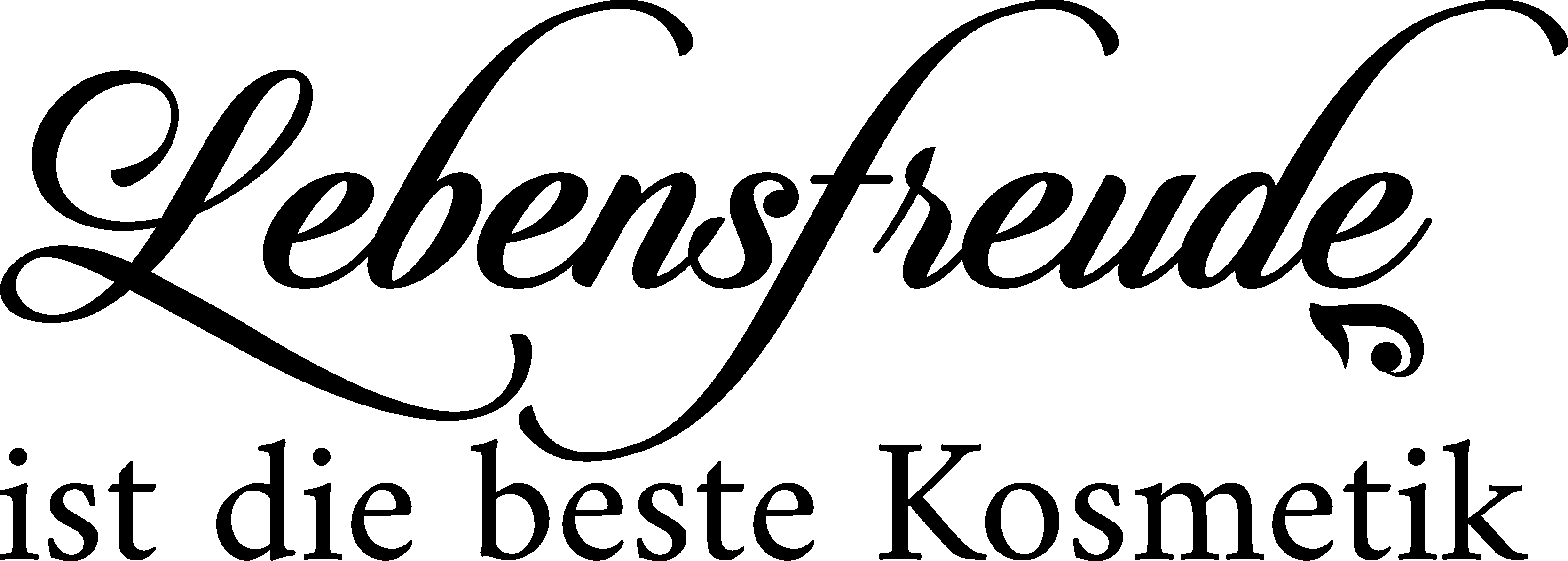 Wandtattoo genieße das leben - TenStickers