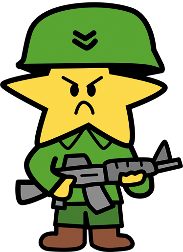 Pegatina Star Warrior - TenVinilo