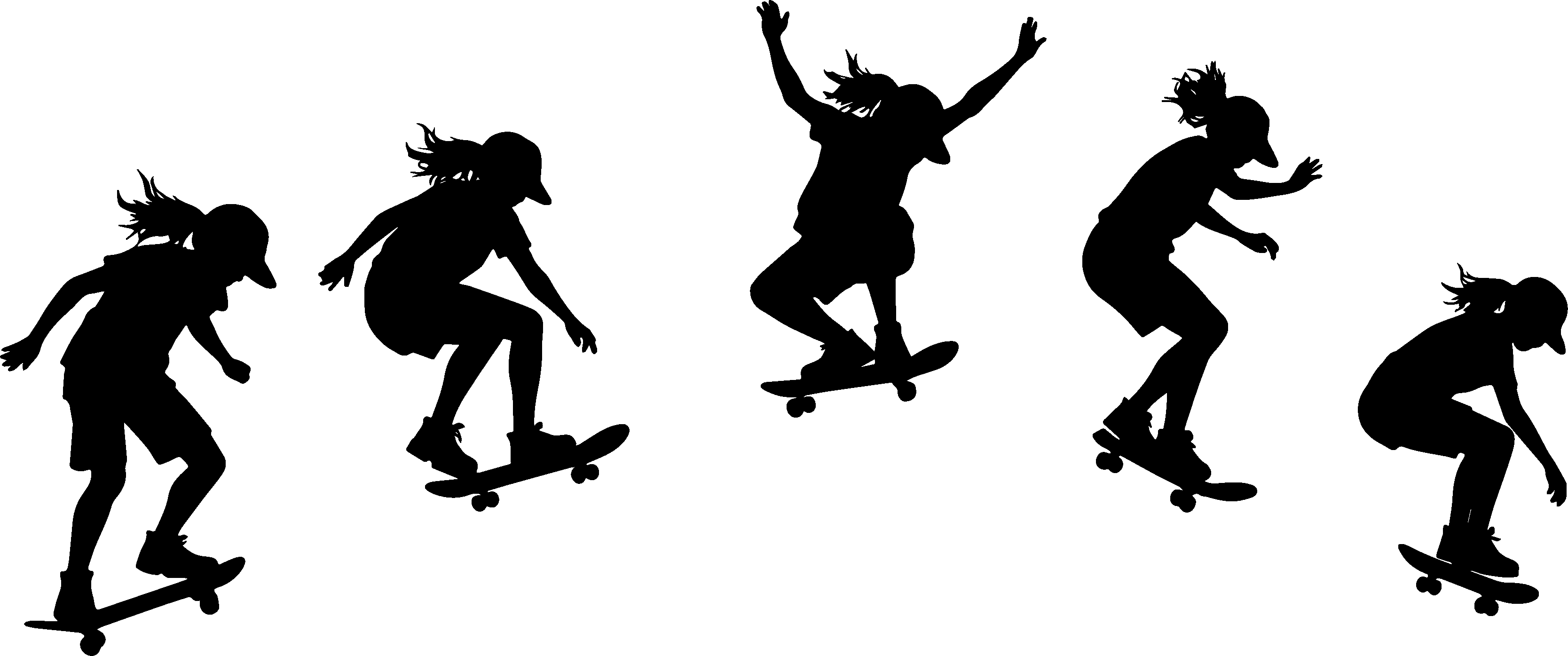 Skate sequence wall sticker - TenStickers