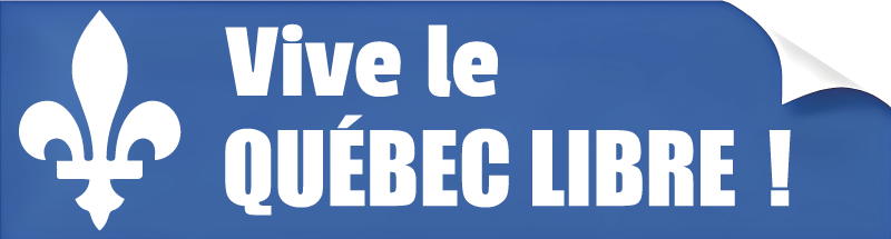 Sticker voiture vive le québec libre! - TenStickers