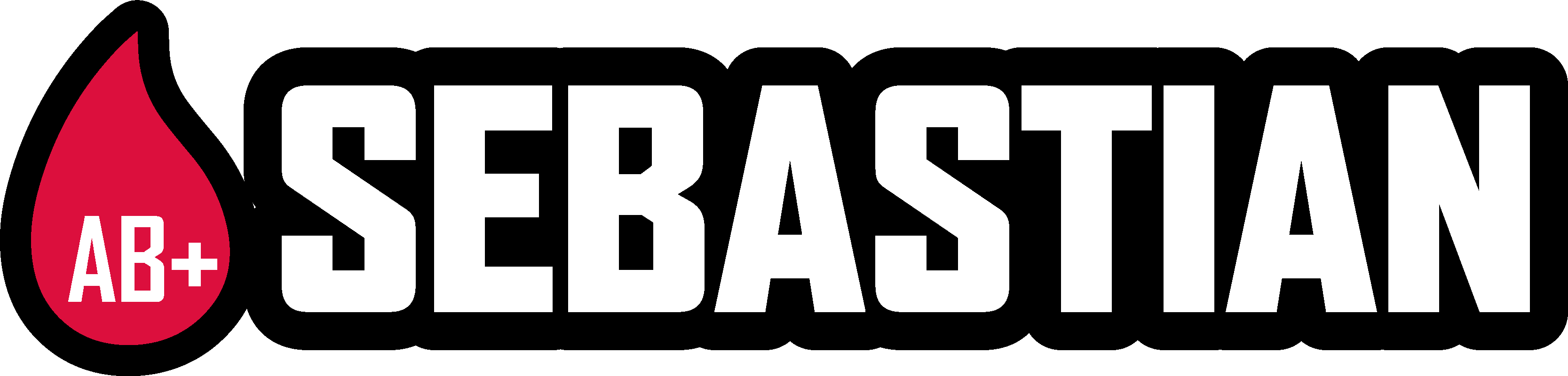 Zastavica z imenom krvna skupina nalepka za kolo - TenStickers