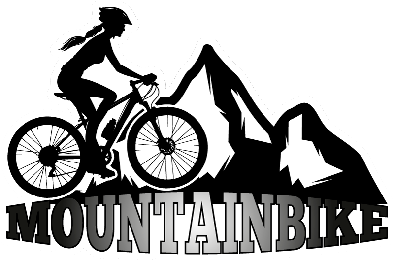 Trail bicycle bike sticker - TenStickers