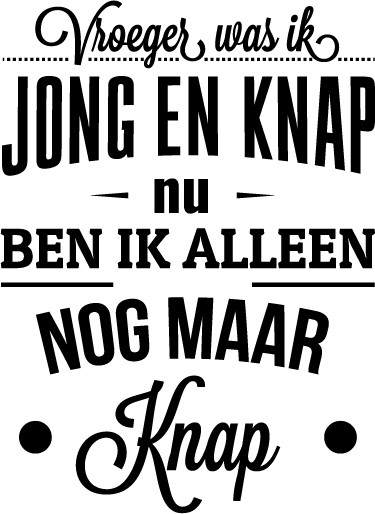 Tenstickers Sticker Jong En Knap tenstickers kopen in de aanbieding