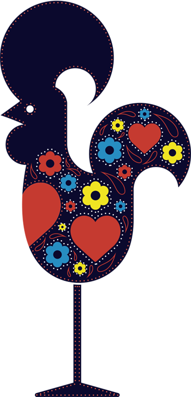 Vinil decorativo galo de Barcelos - TenStickers