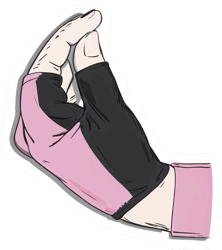 Adesivo para carro gesto de ciclismo italiano - TenStickers