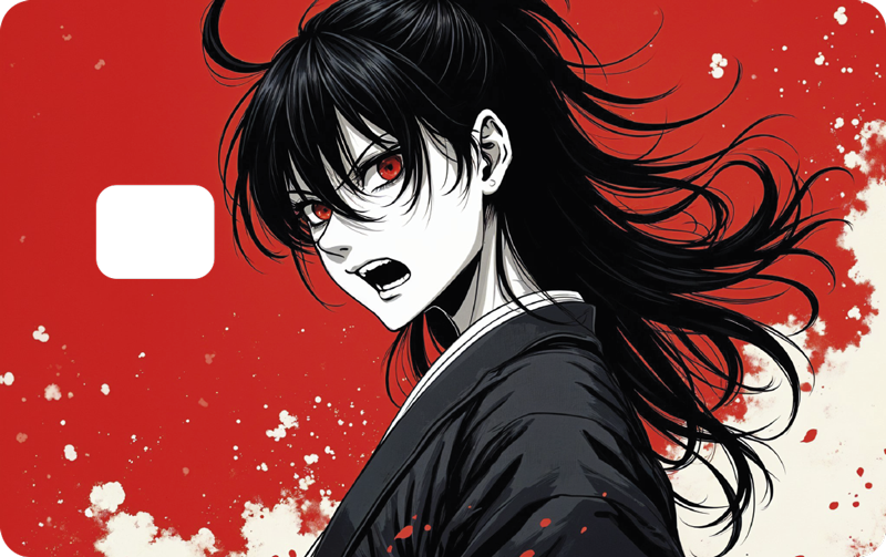 Sticker para tarjeta personaje de anime - TenVinilo