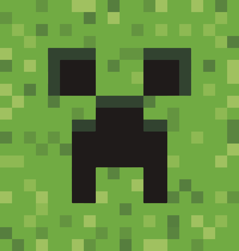 Vinilo gamer cara pixelada - TenVinilo