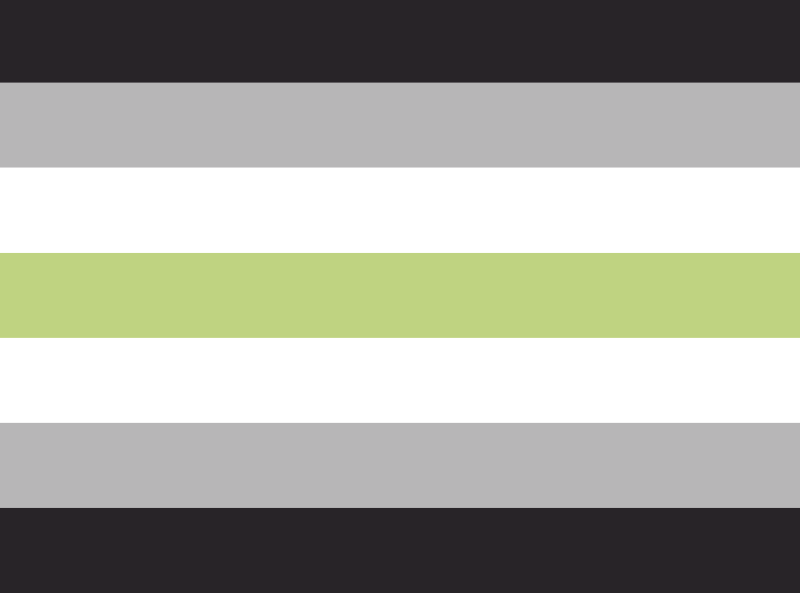 Autoaufkleber agender-flagge - TenStickers
