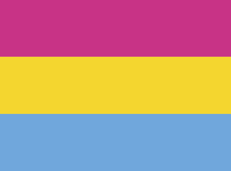 Autoaufkleber pansexuelle flagge - TenStickers