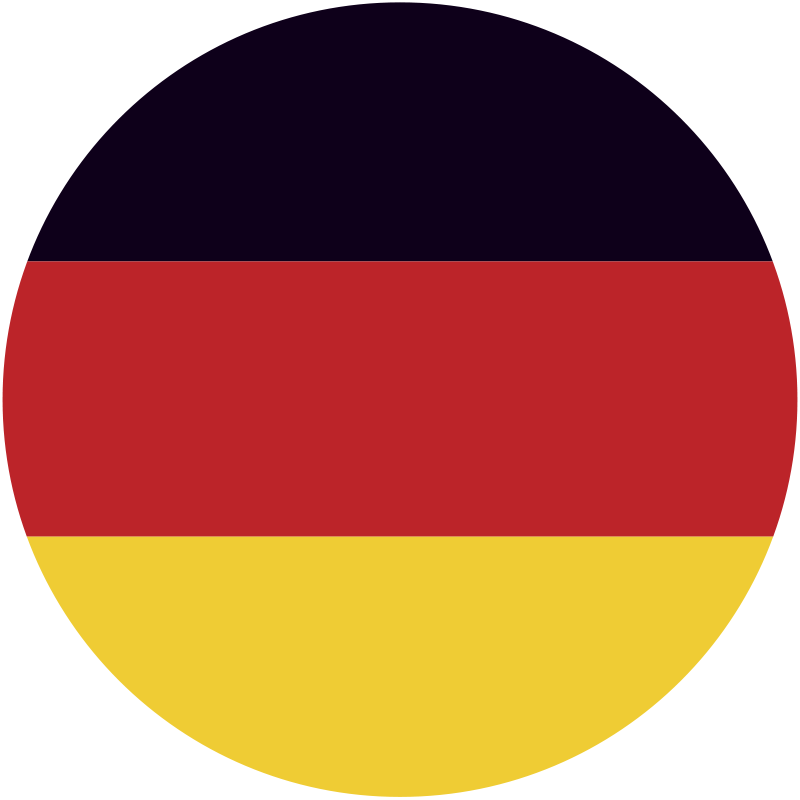 Autoaufkleber deutschland flagge rund - TenStickers