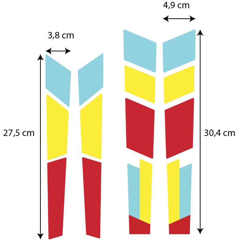 Fahrrad Aufkleber rennrad-vorderradgabel - TenStickers