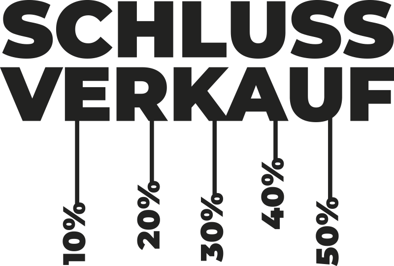 Rabatt Aufkleber hängende rabatte - TenStickers