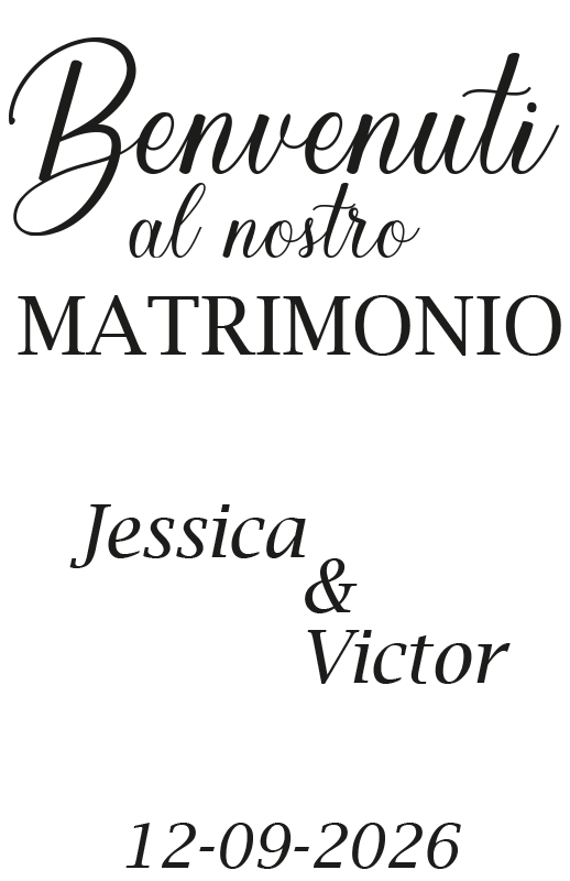 Adesivo matrimonio specchio personalizzabile - TenStickers