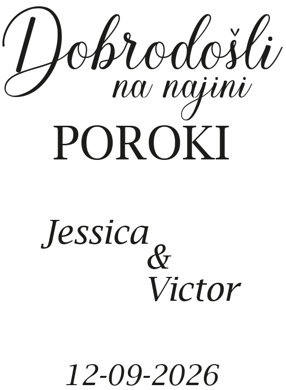 Ogledalo po meri poročna nalepka - TenStickers