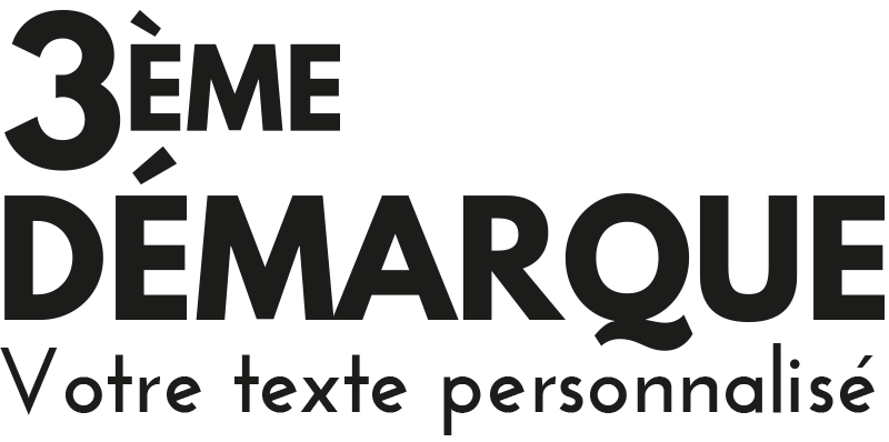 Sticker soldes 3ème démarque personnalisé - TenStickers