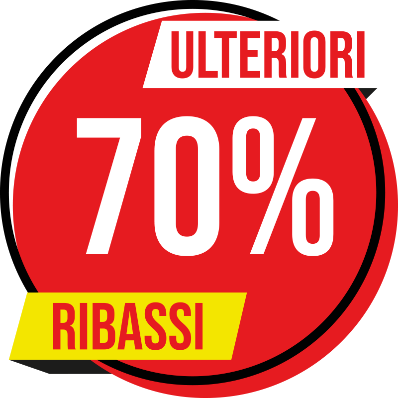 Adesivo saldi ulteriori ribassi - TenStickers