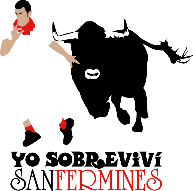 Vinilo personalizable San Fermín - TenVinilo