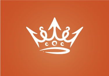 白皇冠笔记本电脑贴纸 - TenStickers