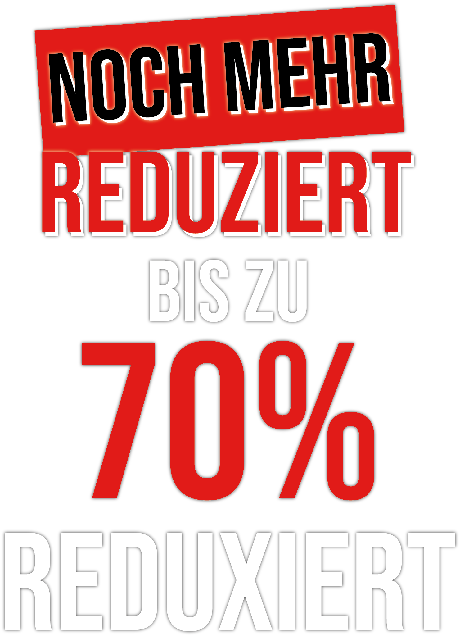 Rabatt Aufkleber noch mehr reduziert - TenStickers