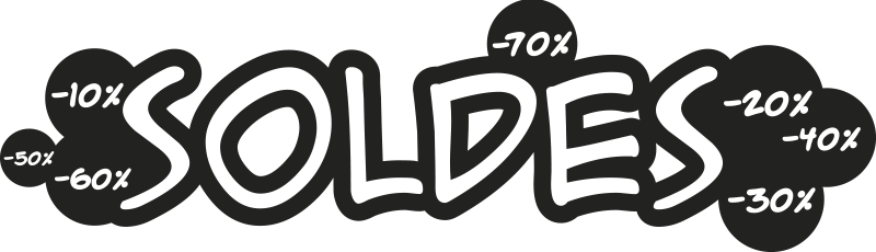 Sticker soldes remises spéciales - TenStickers