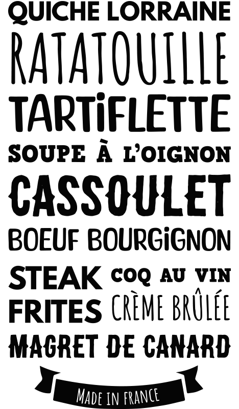 Sticker vitrine menu de restaurant personnalisé - TenStickers