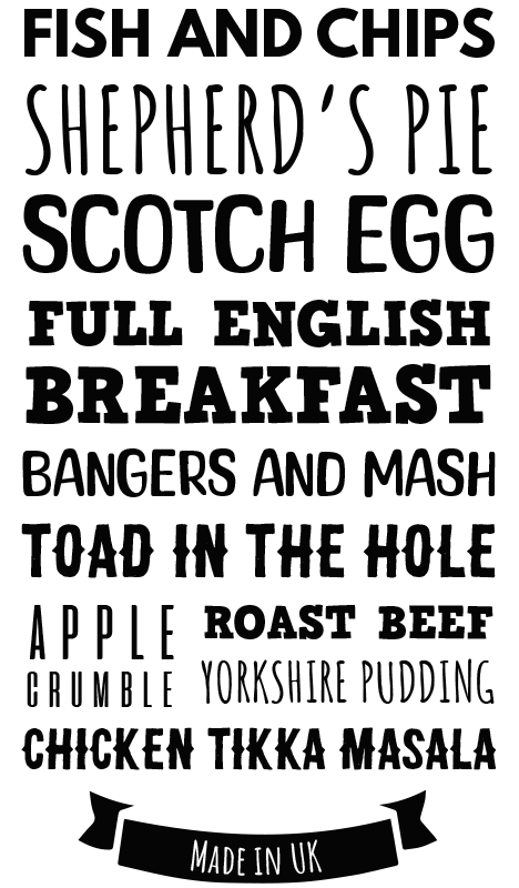 Personalised restaurant menu shop window sticker - TenStickers