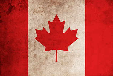 加拿大国旗笔记本电脑贴纸 - TenStickers