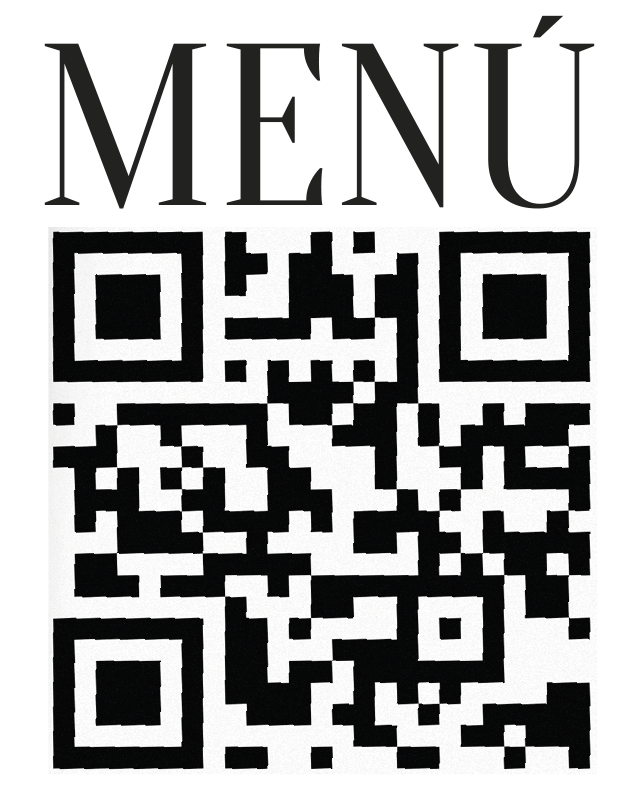Vinilo escaparate menú personalizado qr - TenVinilo