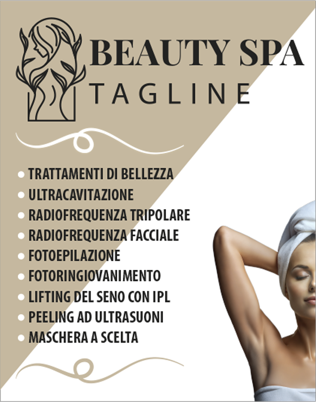 Adesivo per vetrine servizi di saloni di bellezza traslucidi - TenStickers