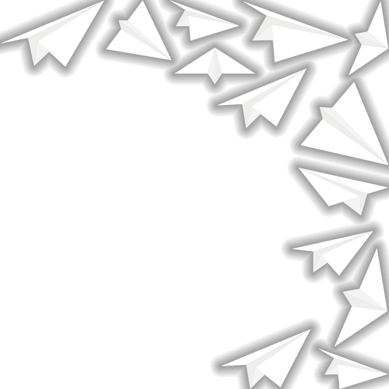 Sticker autres évènements avions en papier - TenStickers