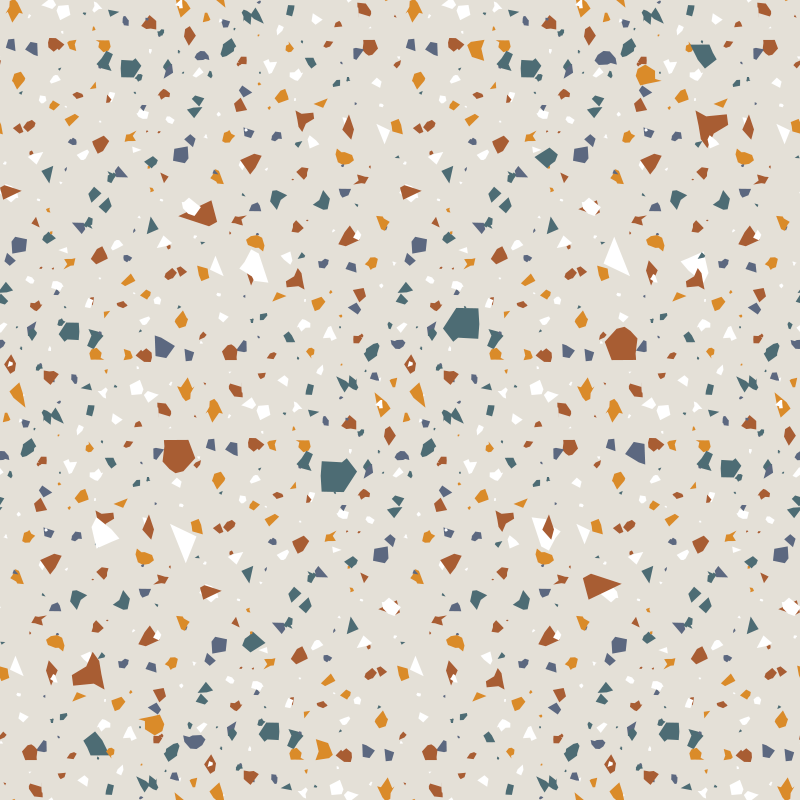 Terrazzo taklidi hayvan çıkartması - TenStickers