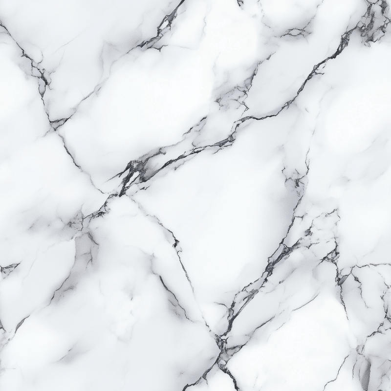 贴纸 厨房墙贴 白色和灰色的大理石纹理 - TenStickers