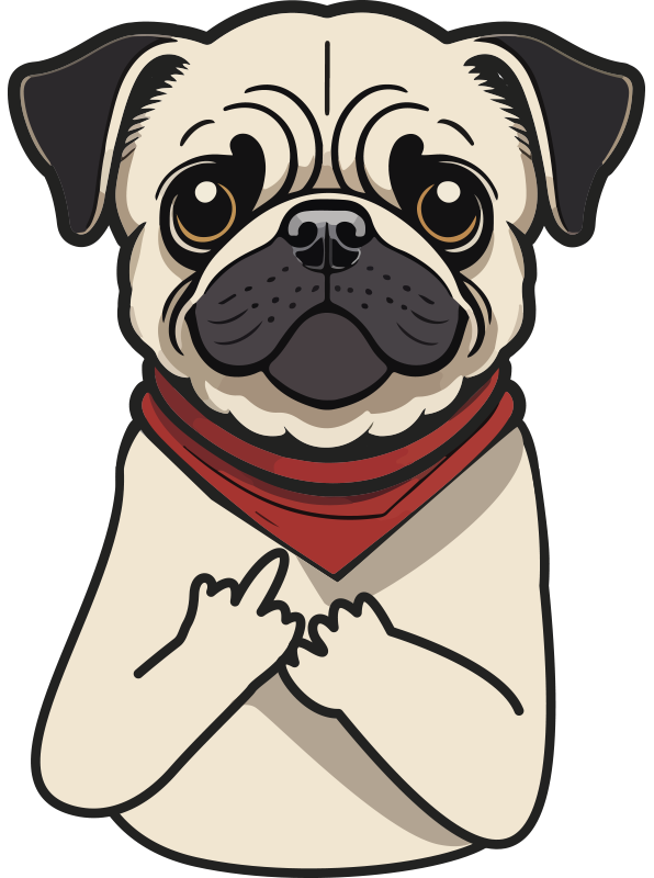 Laptop Aufkleber lustige englische bulldogge - TenStickers