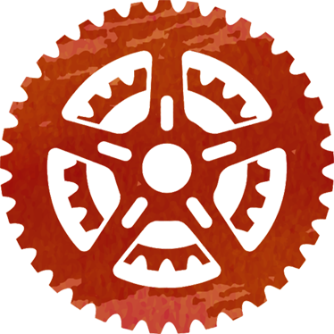 수채화 휠 자전거 데칼 - TenStickers