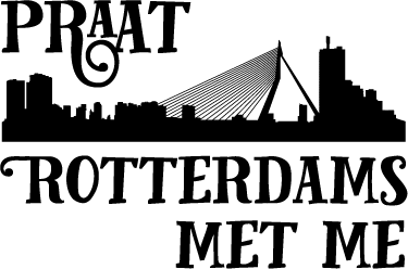Autosticker Praat Rotterdams - TenStickers
