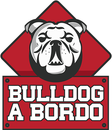 Pegatina coche Bulldog a bordo - TenVinilo